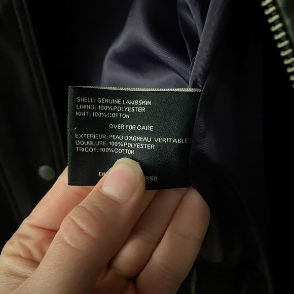 Cole Haan Genuine Leather Jacket (lambskin) - Picture 6 of 6